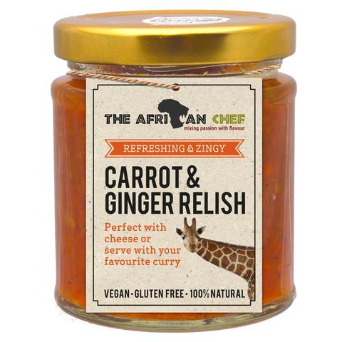 Carrot & Ginger Relish  215g